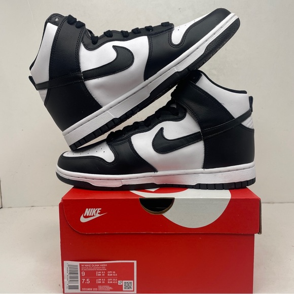 Nike Dunk High WMNS “Panda/Black White” 2023 - Picture 3 of 4